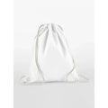 Organic Cotton InCo. Gymsac bianco - personalizzabile con logo
