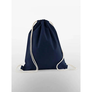 Organic Cotton InCo. Gymsac blu  blu navy - personalizzabile con logo