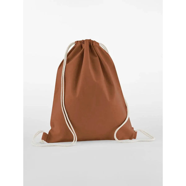 Organic Cotton InCo. Gymsac marrone - personalizzabile con logo