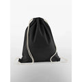 Organic Cotton InCo. Gymsac nero - personalizzabile con logo
