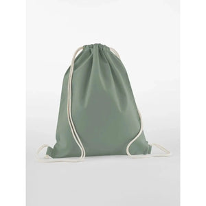 Organic Cotton InCo. Gymsac verde - personalizzabile con logo