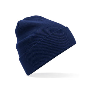 Organic Cotton Original Cuffed Beanie blu navy - personalizzabile con logo