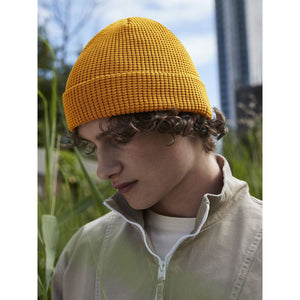 Organic Cotton Waffle Beanie - personalizzabile con logo