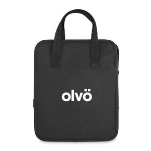 Organizer per auto pieghevole Nero - personalizzabile con logo