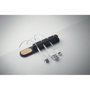 Organizzatore cavi in silicone - personalizzabile con logo