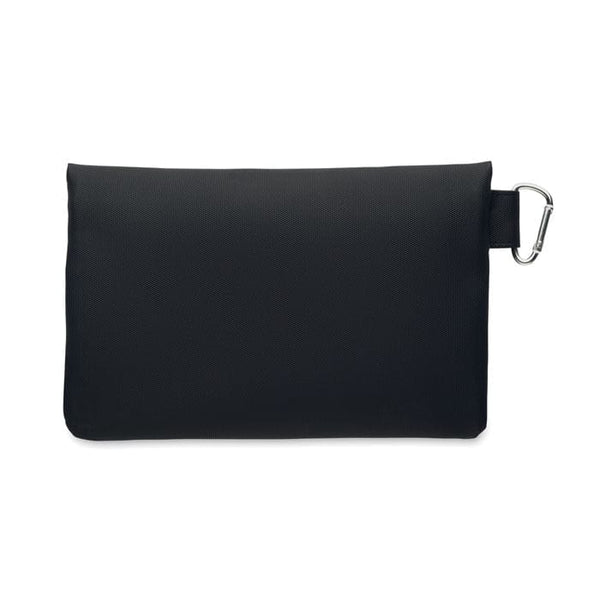 Organizzatore in 600D RPET Nero - personalizzabile con logo