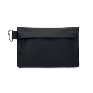 Organizzatore in 600D RPET Nero - personalizzabile con logo