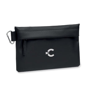 Organizzatore in 600D RPET Nero - personalizzabile con logo