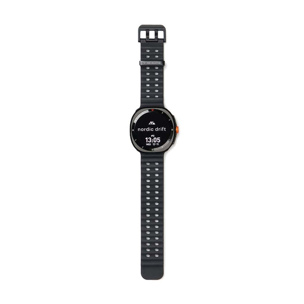 Orologio ad alte prestazioni Nordic Drift Titan nero - personalizzabile con logo