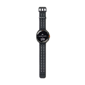 Orologio ad alte prestazioni Nordic Drift Titan nero - personalizzabile con logo