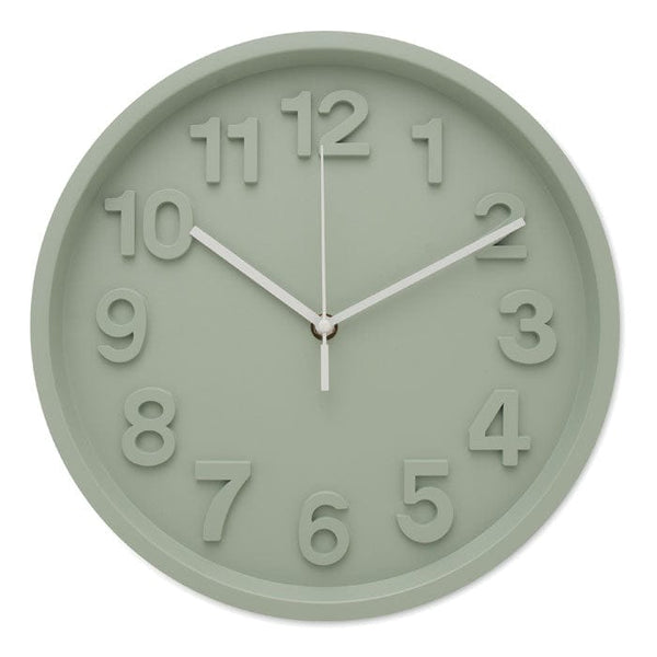 Orologio da parete design in PP verde calce - personalizzabile con logo