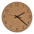 Orologio da parete in sughero natural - personalizzabile con logo