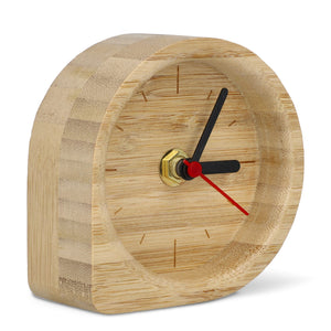 Orologio da tavolo a goccia natural - personalizzabile con logo