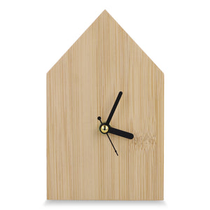 Orologio da tavolo Homestead natural - personalizzabile con logo