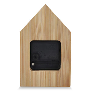 Orologio da tavolo Homestead natural - personalizzabile con logo