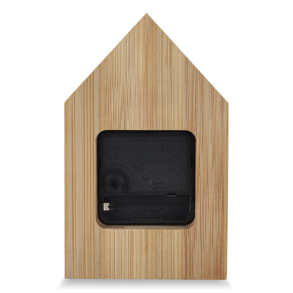 Orologio da tavolo Homestead natural - personalizzabile con logo