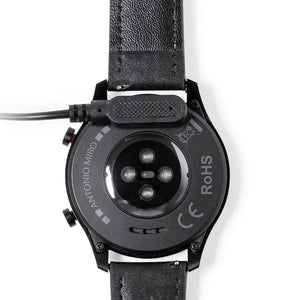 Orologio Intelligente Daford nero - personalizzabile con logo