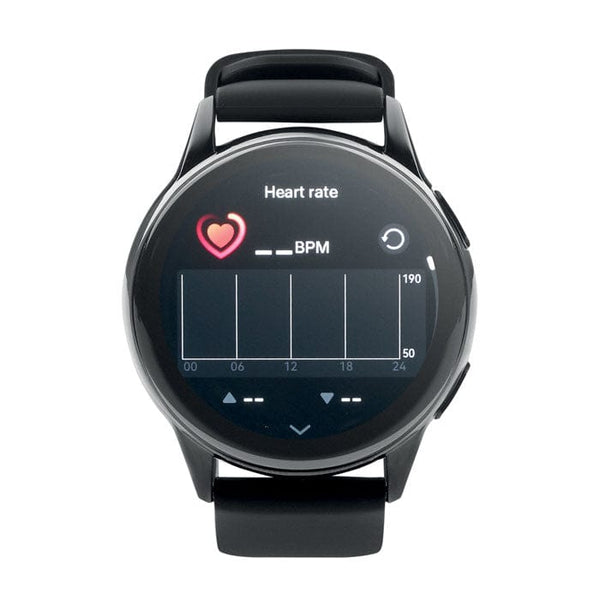 Orologio intelligente impermeab Nero - personalizzabile con logo