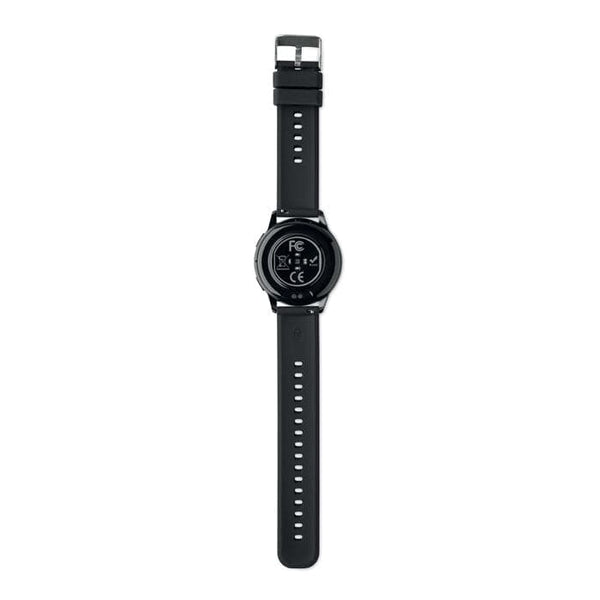 Orologio intelligente impermeab Nero - personalizzabile con logo