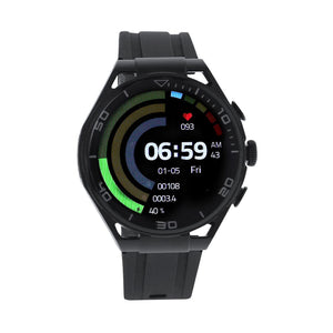 Orologio Intelligente Klemen nero - personalizzabile con logo