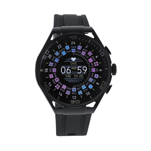 Orologio Intelligente Klemen nero - personalizzabile con logo