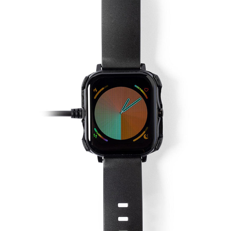 Orologio intelligente Munrok nero - personalizzabile con logo