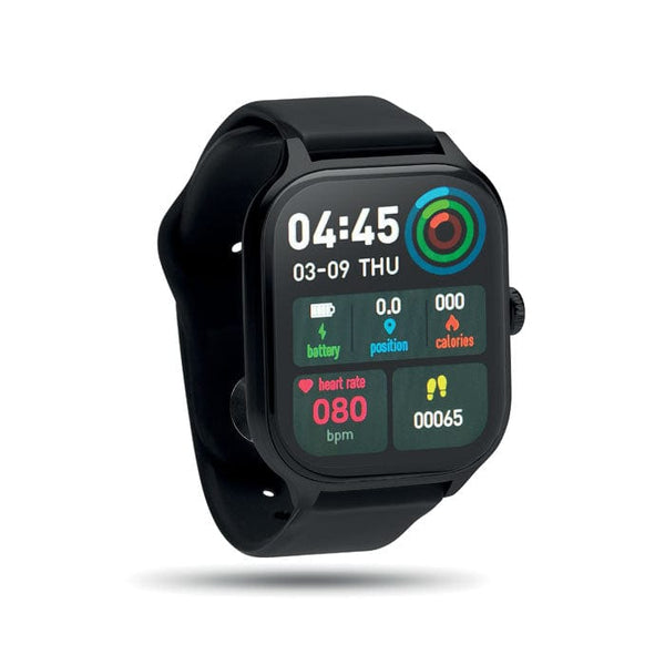 Orologio intelligente wireless 4.0 Nero - personalizzabile con logo