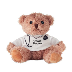 Orsacchiotto dottore peluche Bianco - personalizzabile con logo