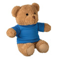 Orsetto con tshirt 23 cm Blu - personalizzabile con logo
