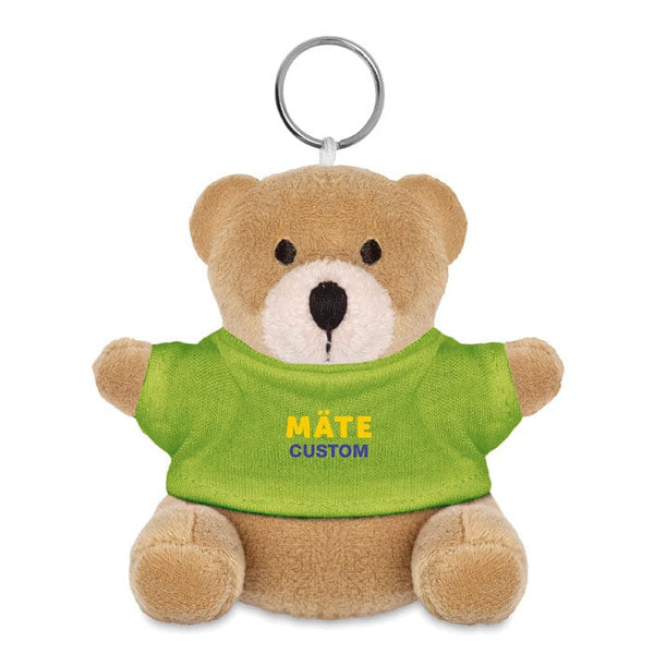 Orsetto peluche con portachiavi - personalizzabile con logo