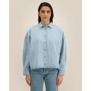 Overshirt Donna In Denim Stella Ember - personalizzabile con logo