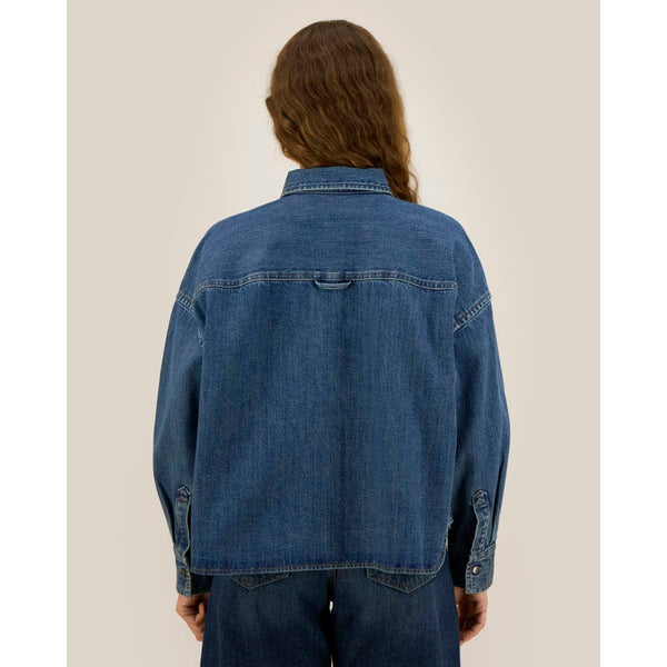 Overshirt Donna In Denim Stella Ember - personalizzabile con logo