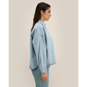 Overshirt Donna In Denim Stella Ember - personalizzabile con logo