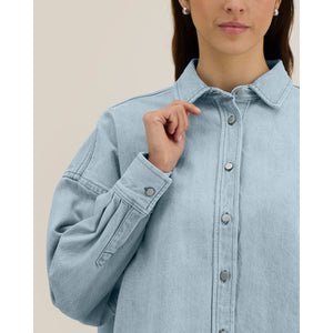 Overshirt Donna In Denim Stella Ember - personalizzabile con logo