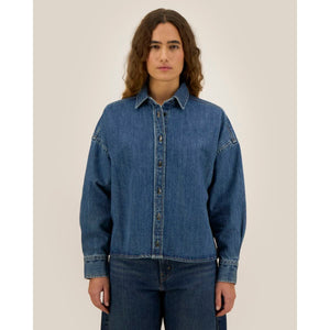 Overshirt Donna In Denim Stella Ember - personalizzabile con logo