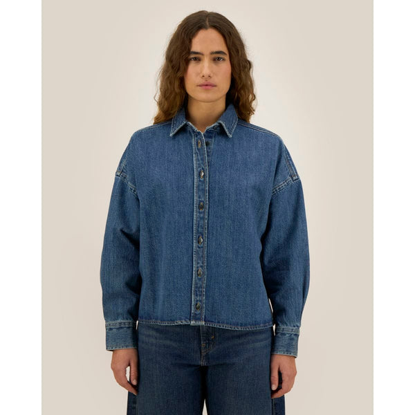 Overshirt Donna In Denim Stella Ember - personalizzabile con logo