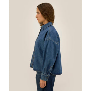 Overshirt Donna In Denim Stella Ember - personalizzabile con logo