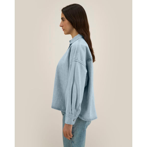 Overshirt Donna In Denim Stella Ember - personalizzabile con logo