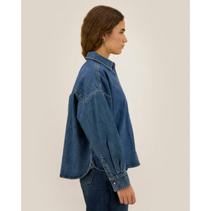Overshirt Donna In Denim Stella Ember - personalizzabile con logo