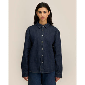 Overshirt Unisex In Denim Palmer - personalizzabile con logo