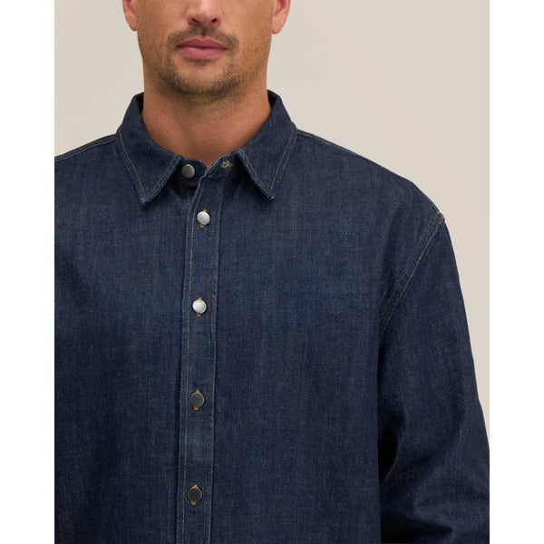 Overshirt Unisex In Denim Palmer - personalizzabile con logo
