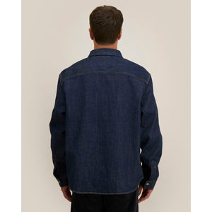 Overshirt Unisex In Denim Palmer - personalizzabile con logo