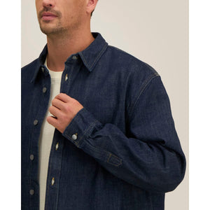 Overshirt Unisex In Denim Palmer - personalizzabile con logo