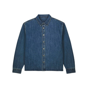 Overshirt Unisex In Denim Palmer - personalizzabile con logo