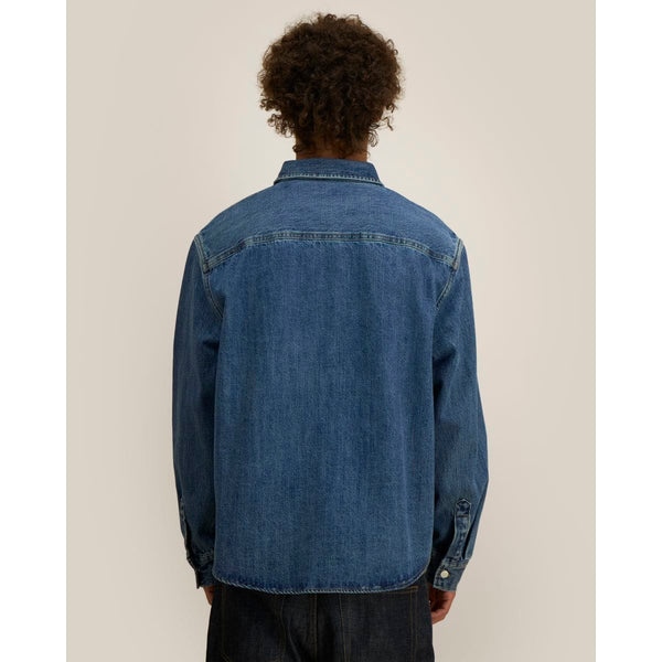Overshirt Unisex In Denim Palmer - personalizzabile con logo