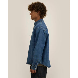 Overshirt Unisex In Denim Palmer - personalizzabile con logo