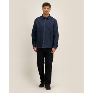 Overshirt Unisex In Denim Palmer - personalizzabile con logo