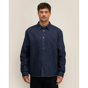 Overshirt Unisex In Denim Palmer - personalizzabile con logo