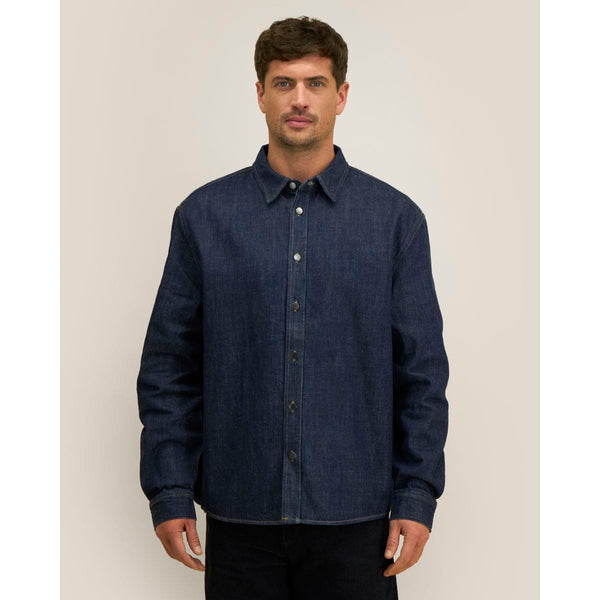 Overshirt Unisex In Denim Palmer - personalizzabile con logo