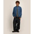 Overshirt Unisex In Denim Palmer mid wash / XS - personalizzabile con logo